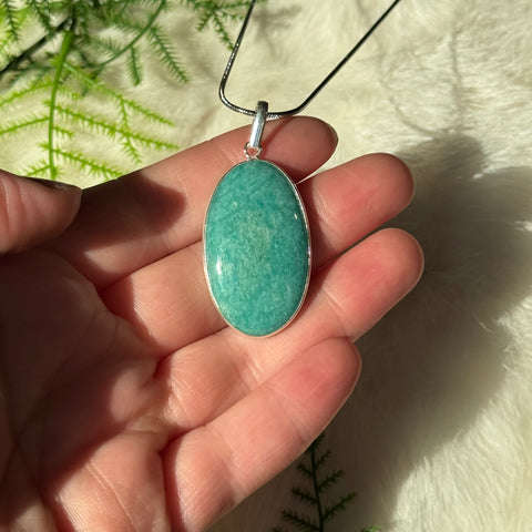 Ravenstone Amazonite Necklace "Kori"