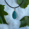 Ravenstone Amazonite Necklace "Lindsay"