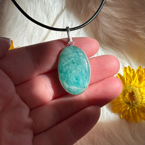 Ravenstone Amazonite Necklace "Mason"