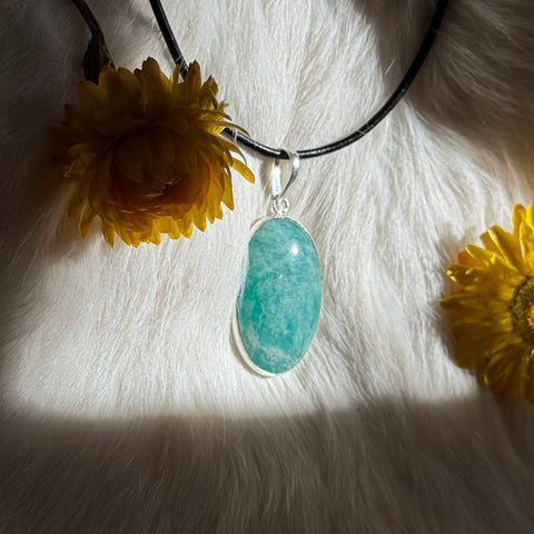 Ravenstone Amazonite Necklace "Mason"