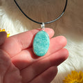 Ravenstone Amazonite Necklace "Penelope"