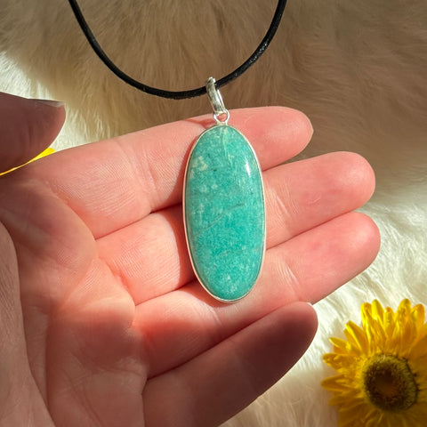 Ravenstone Amazonite Necklace "Rocky"