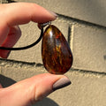 Ravenstone Amber Necklace "Dominique"