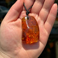 Ravenstone Amber Necklace "Salomé"