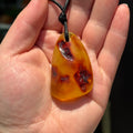 Ravenstone Amber Necklace "Simone"