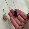 Ravenstone Amethyst Necklace "Monica"