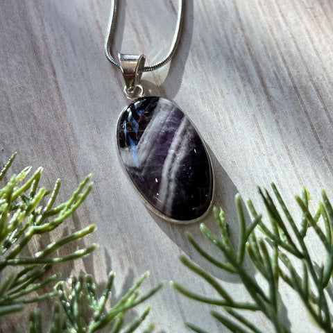 Ravenstone Amethyst Necklace "Noah"