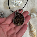Ravenstone Ammonite Necklace "Marnie"