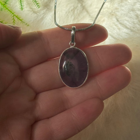 Ravenstone Atomic Amethyst Necklace "Alyssa"