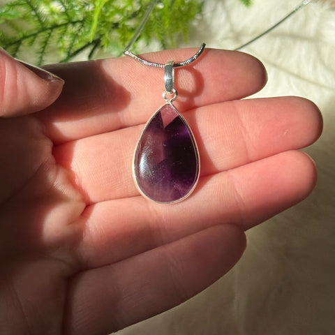 Ravenstone Atomic Amethyst Necklace "Bethany"