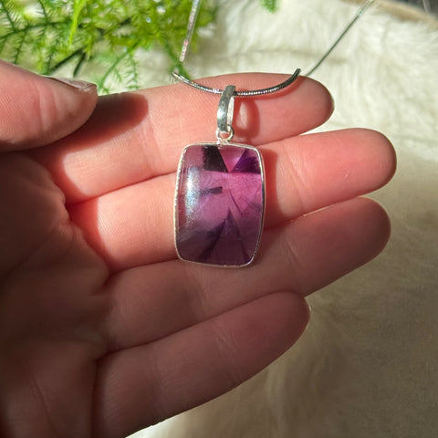 Ravenstone Atomic Amethyst Necklace "Joni"