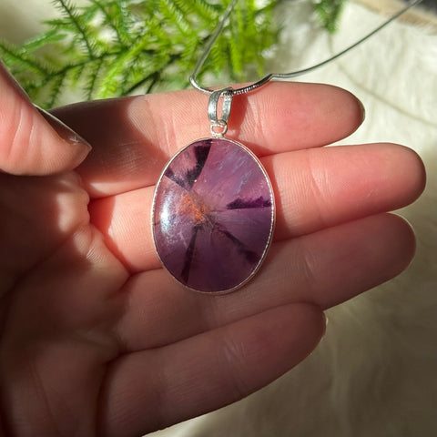 Ravenstone Atomic Amethyst Necklace "Lena"