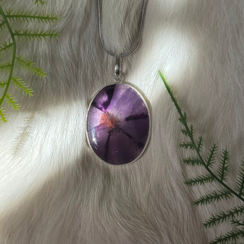 Ravenstone Atomic Amethyst Necklace "Lena"