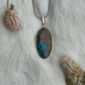 Ravenstone Azurite | Chyrsocolla Necklace "Draco"