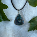 Ravenstone Azurite | Chyrsocolla Necklace "Natalie"