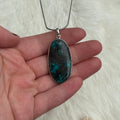Ravenstone Azurite | Chyrsocolla Necklace "Ron"