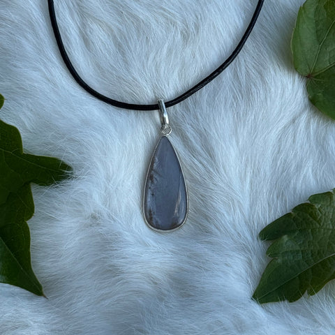Ravenstone Black Moonstone Necklace "Adrianna"