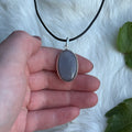 Ravenstone Black Moonstone Necklace "Antonia"