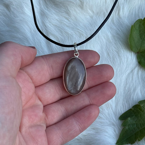 Ravenstone Black Moonstone Necklace "Carina"