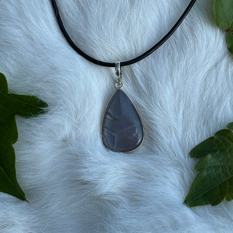 Ravenstone Black Moonstone Necklace "Roberta"