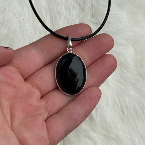 Ravenstone Black Onyx Necklace "Grace"