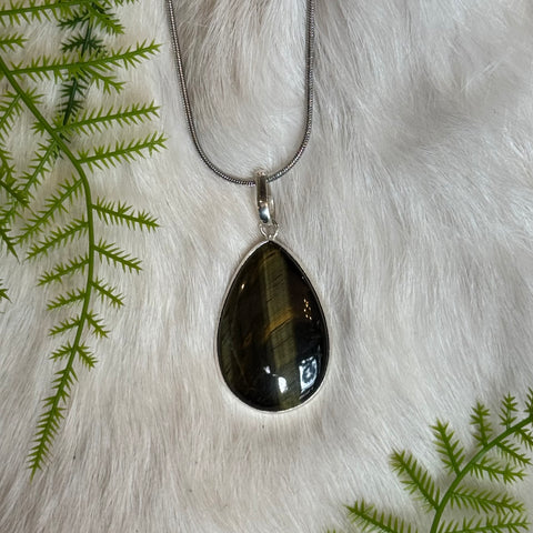 Ravenstone Black Tiger's Eye Necklace "Kimberly"
