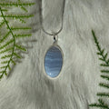 Ravenstone Blue Lace Agate Necklace "Edith"