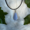 Ravenstone Blue Lace Agate Necklace "Gladys"