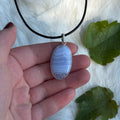 Ravenstone Blue Lace Agate Necklace "Jill"