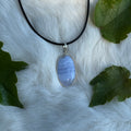 Ravenstone Blue Lace Agate Necklace "Jill"