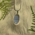 Ravenstone Blue Lace Agate Necklace "Malia"