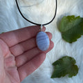 Ravenstone Blue Lace Agate Necklace "Shelby"
