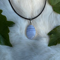 Ravenstone Blue Lace Agate Necklace "Shelby"