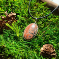 Ravenstone Cheetah Agate Necklace "Billie"