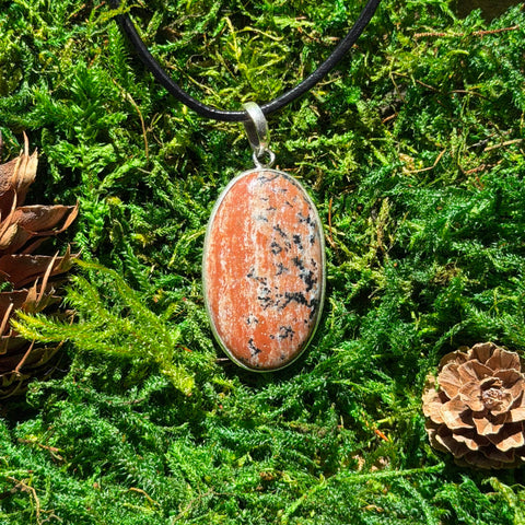 Ravenstone Cheetah Agate Necklace "Billie"