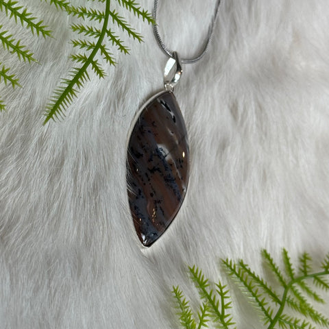 Ravenstone Cheetah Agate Necklace "Desi"