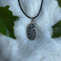 Ravenstone Dalmatian Jasper Necklace "Bo"