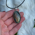 Ravenstone Faceted Labradorite Necklace "Ana"