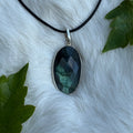 Ravenstone Faceted Labradorite Necklace "Bridgette"