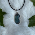 Ravenstone Faceted Labradorite Necklace "Kelly"