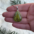 Ravenstone Green Opal Necklace "River"