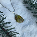 Ravenstone Green Opal Necklace "River"
