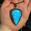 Ravenstone Labradorite Necklace "Genevieve"