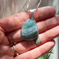 Ravenstone Moss Agate Necklace "Audrey"