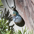 Ravenstone Moss Agate Necklace "Brielle"