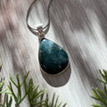 Ravenstone Moss Agate Necklace "Caroline"