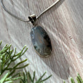 Ravenstone Moss Agate Necklace "Jasmin"
