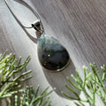 Ravenstone Moss Agate Necklace "Jillian"