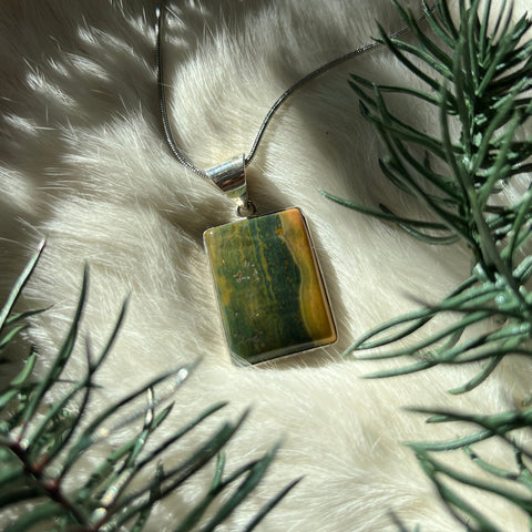 Ravenstone Ocean Jasper Necklace "Adalynn"