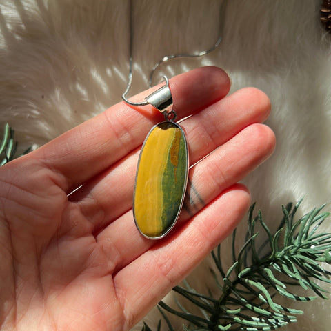 Ravenstone Ocean Jasper Necklace "Jenny"